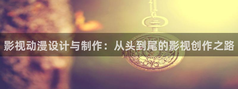 内地动漫天堂：影视动漫设计与制作：从头到尾的影视创作之路