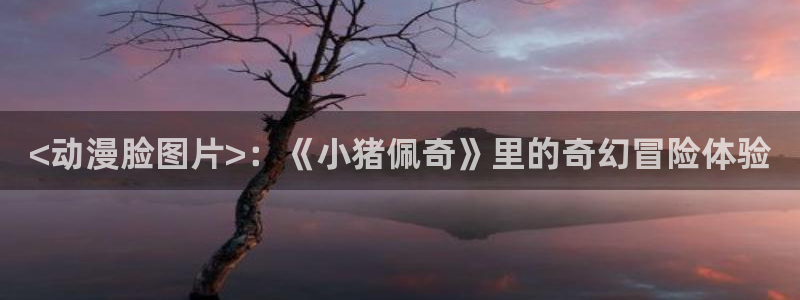动漫天堂下载：<动漫脸图片>：《小猪佩奇》里的奇幻冒险体验